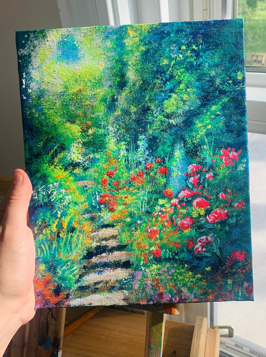 8" x 10" Original, One of a Kind Acrylic Painting: Study #1