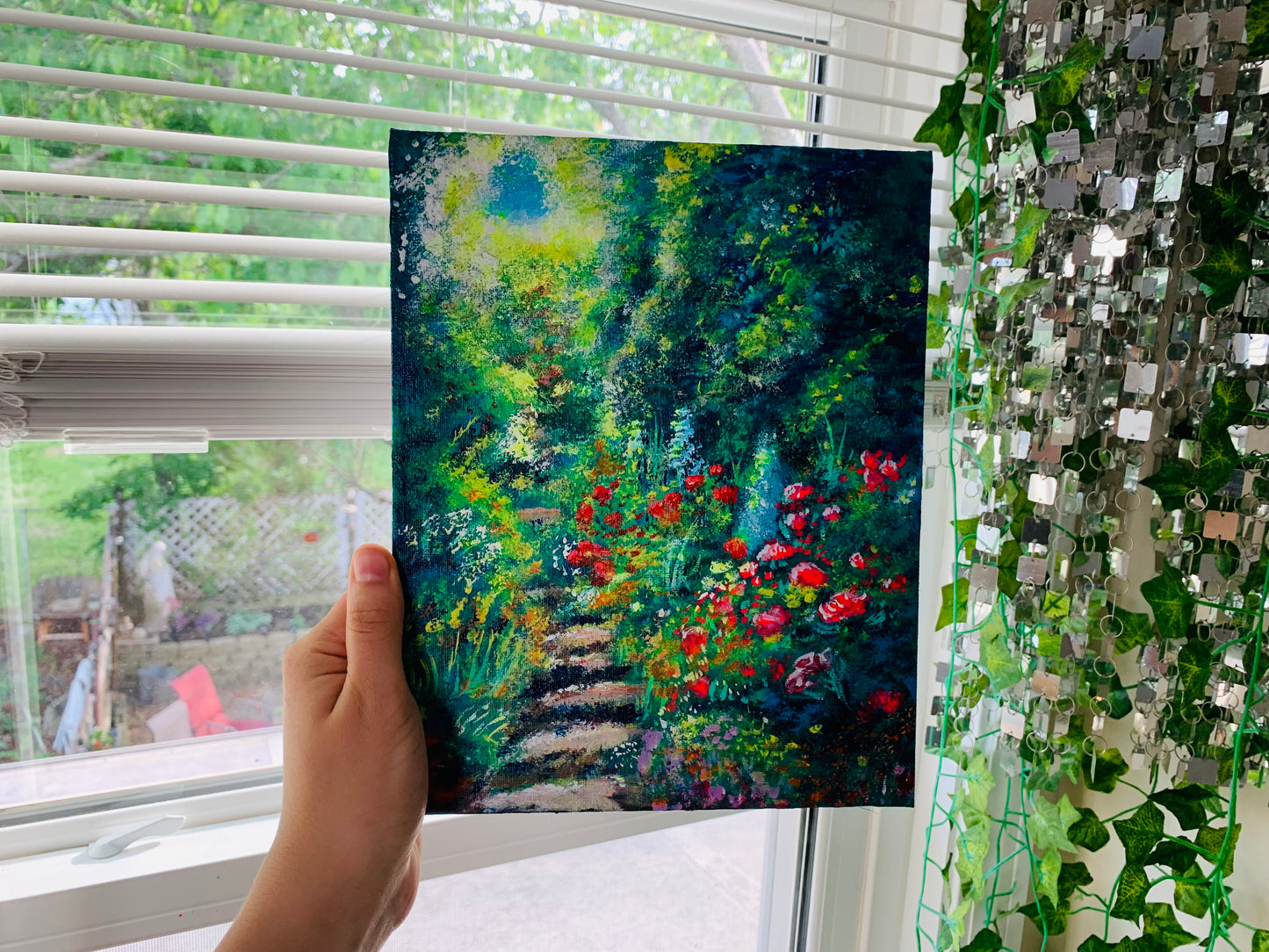8" x 10" Original, One of a Kind Acrylic Painting: Study #1