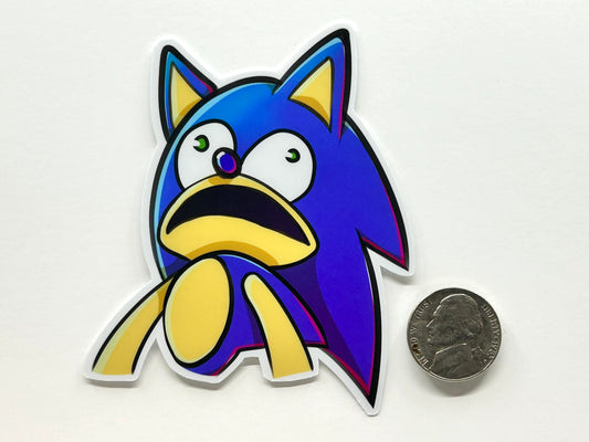 D: LBP Sanic Meme - Vinyl Sticker