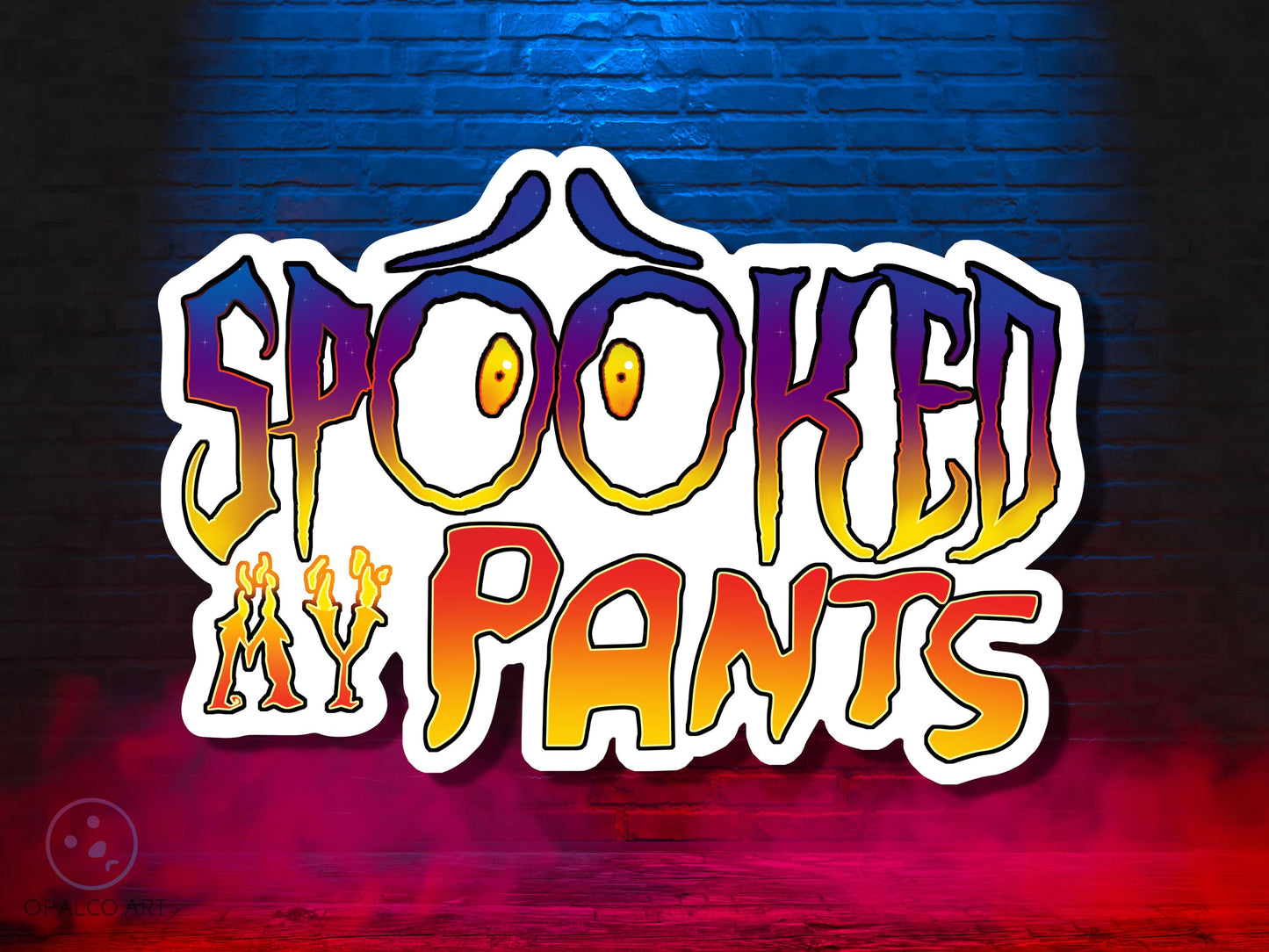Spooked my Pants 3.5" Vinyl Sticker