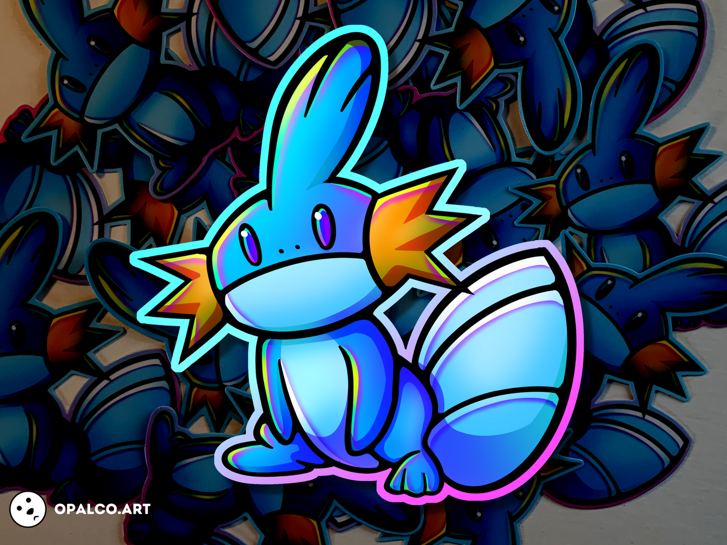 Mudkip Vinyl Sticker