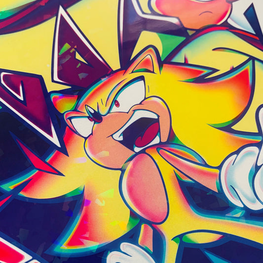 11" x 14" HOLOGRAPHIC Final Hazard - Art Print