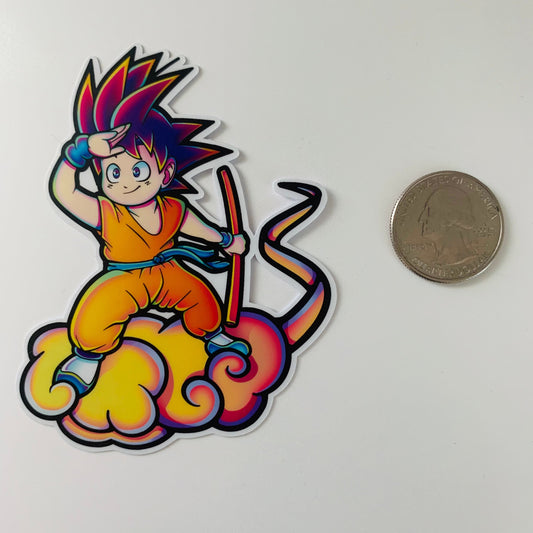 Flying Nimbus 3.5" Vinyl Sticker