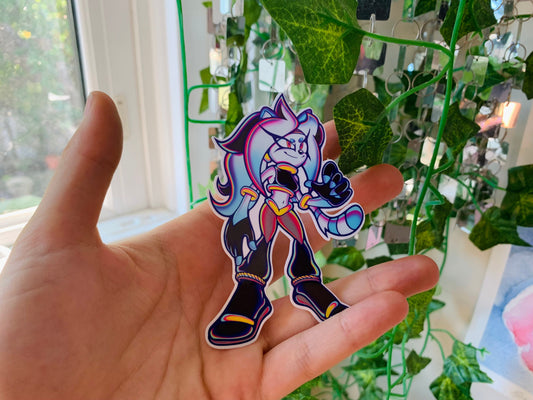 Igni the Snow Leopard - 3.5" Waterproof Vinyl Sticker