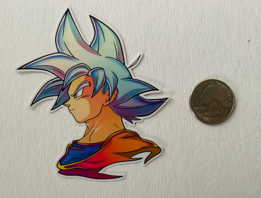 Ultra Instinct Goku Vinyl Sticker