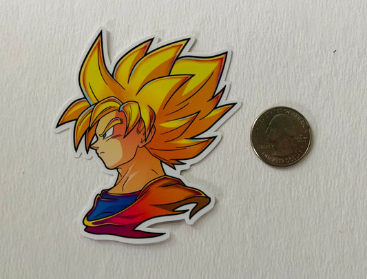 Super Saiyan Goku Vinyl Sticker