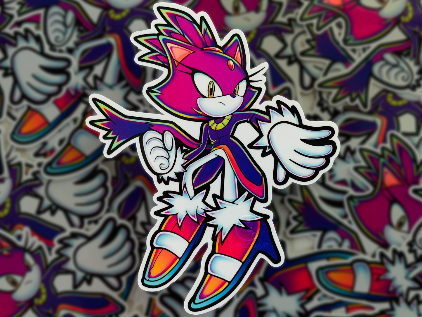 Princess of the Sol Dimension 3.75" Blaze Sticker