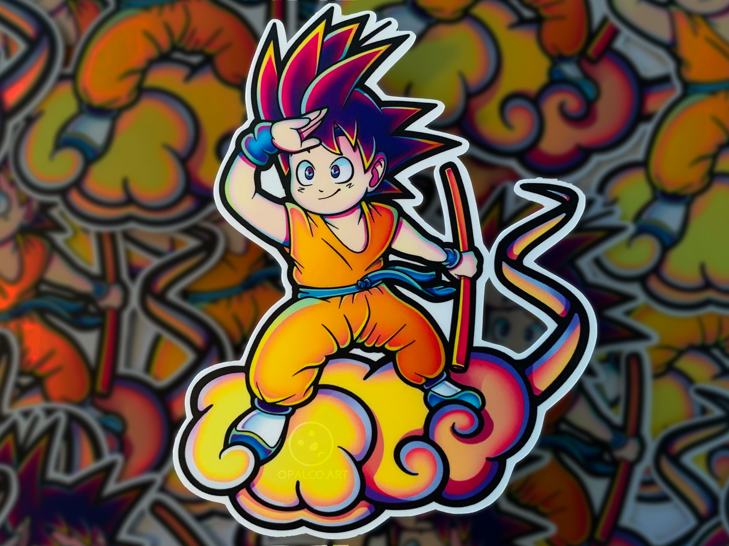 Flying Nimbus 3.5" Vinyl Sticker