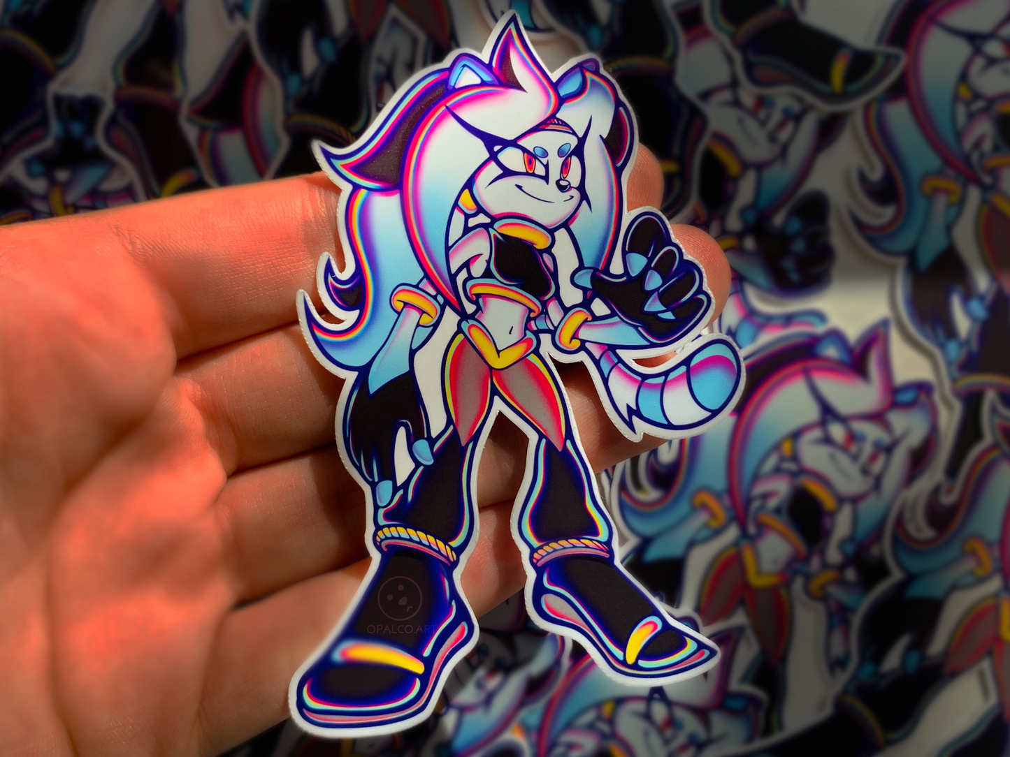 Igni the Snow Leopard - 3.5" Waterproof Vinyl Sticker