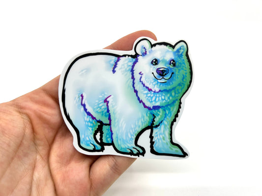Polar Bear Vinyl Wildlife Sticker