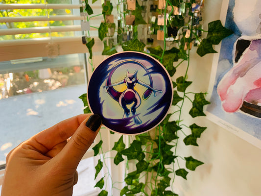 Lab Accident Mewtwo Sticker