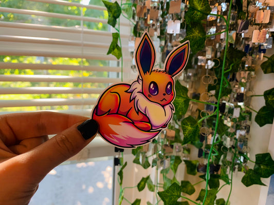 Loafing Eevee Sticker