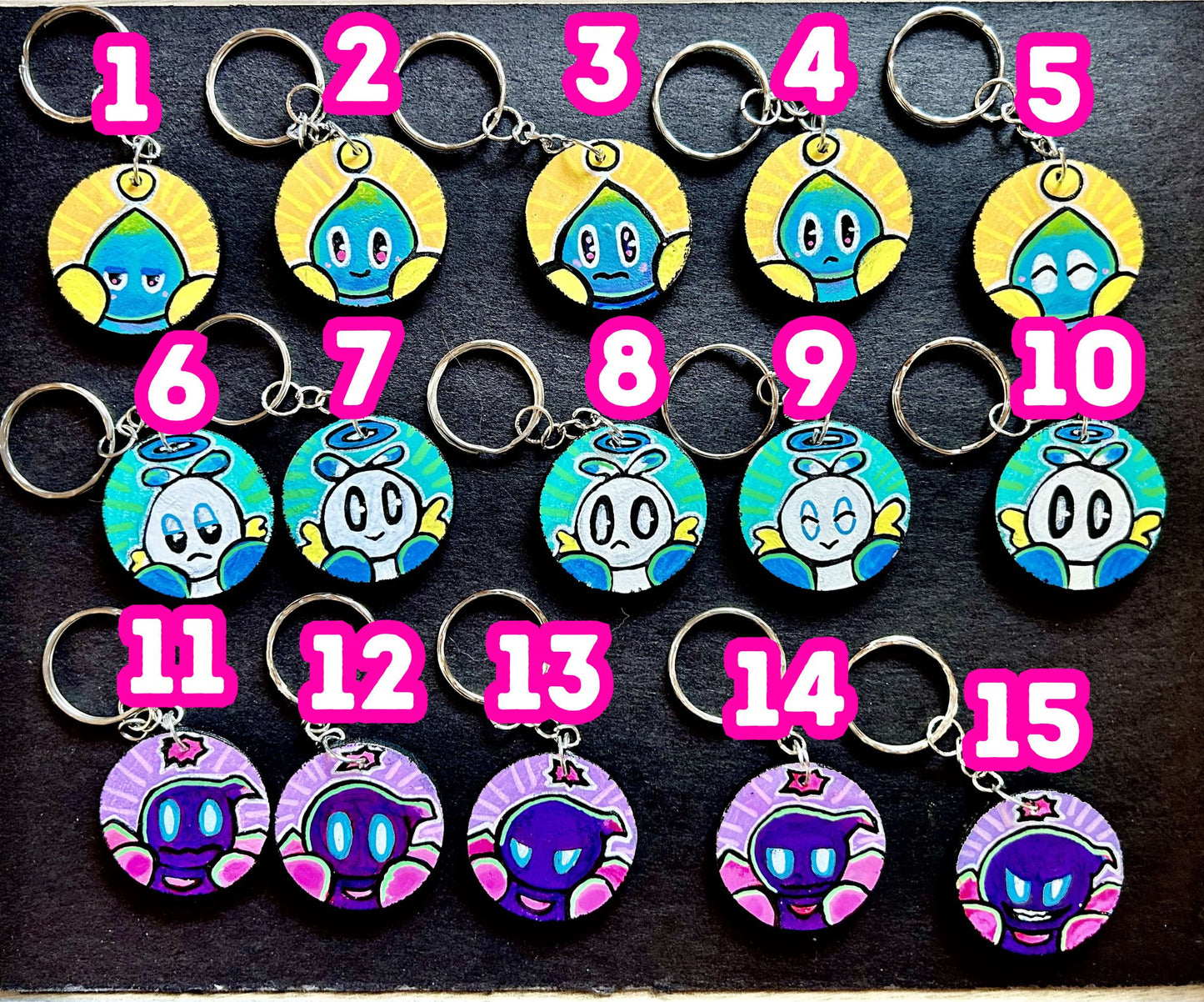 Art Drop 2024 Sonic Keychains