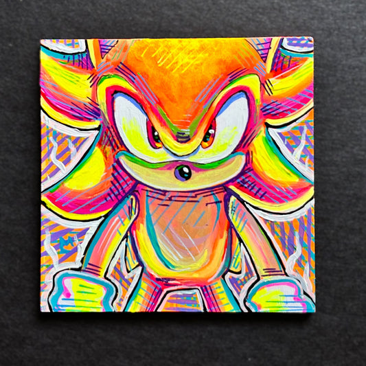 SA1 Super Sonic Original Acrylic Painting