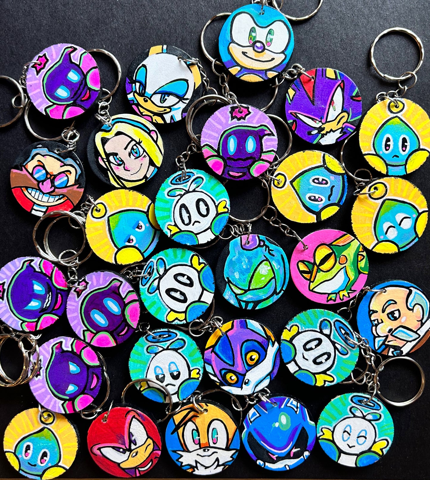 Art Drop 2024 Sonic Keychains