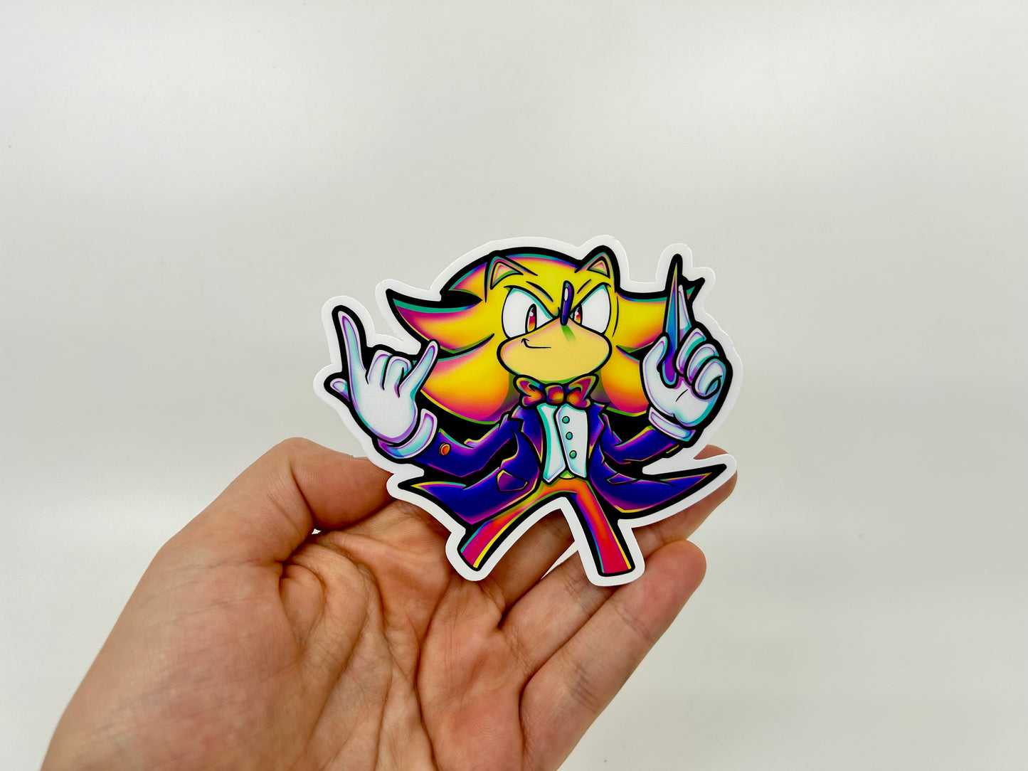 Symphonic Hedgehog Vinyl Sticker