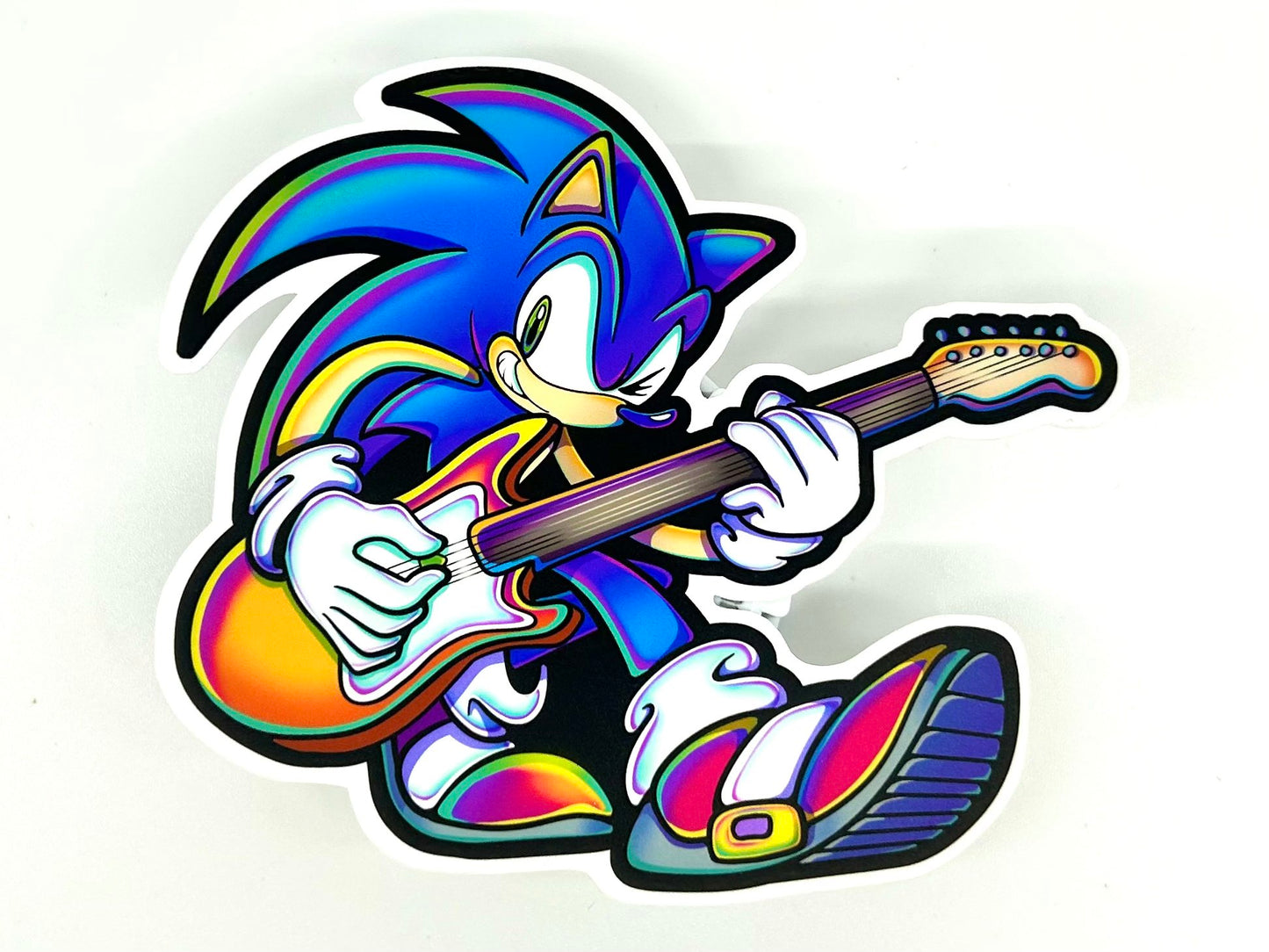 Let's Rock! - Sonic-inspired Vinyl Sticker