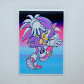 2 5" x7" Metallic Sonic Art Print