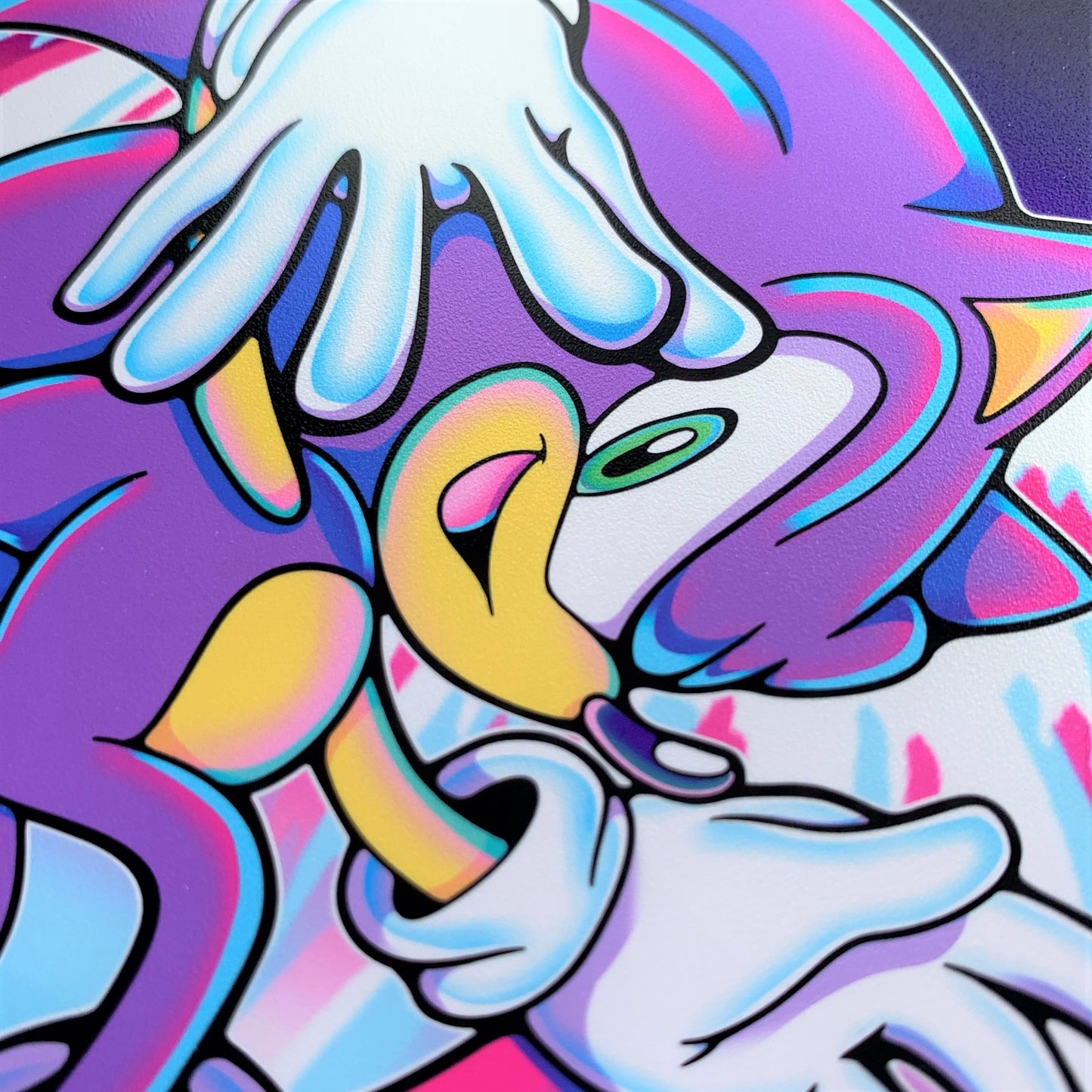 2 5" x7" Metallic Sonic Art Print