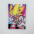 2 5" x7" Metallic Sonic Art Print