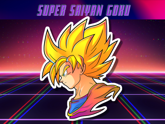 Super Saiyan Goku Vinyl Sticker