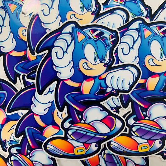 Sonic Chaos Emerald Stickers