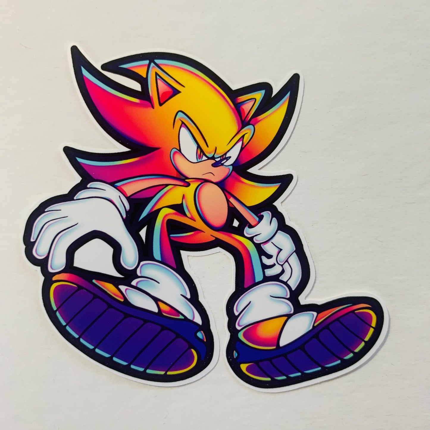 Open Your Heart 3" Super Sonic Sticker