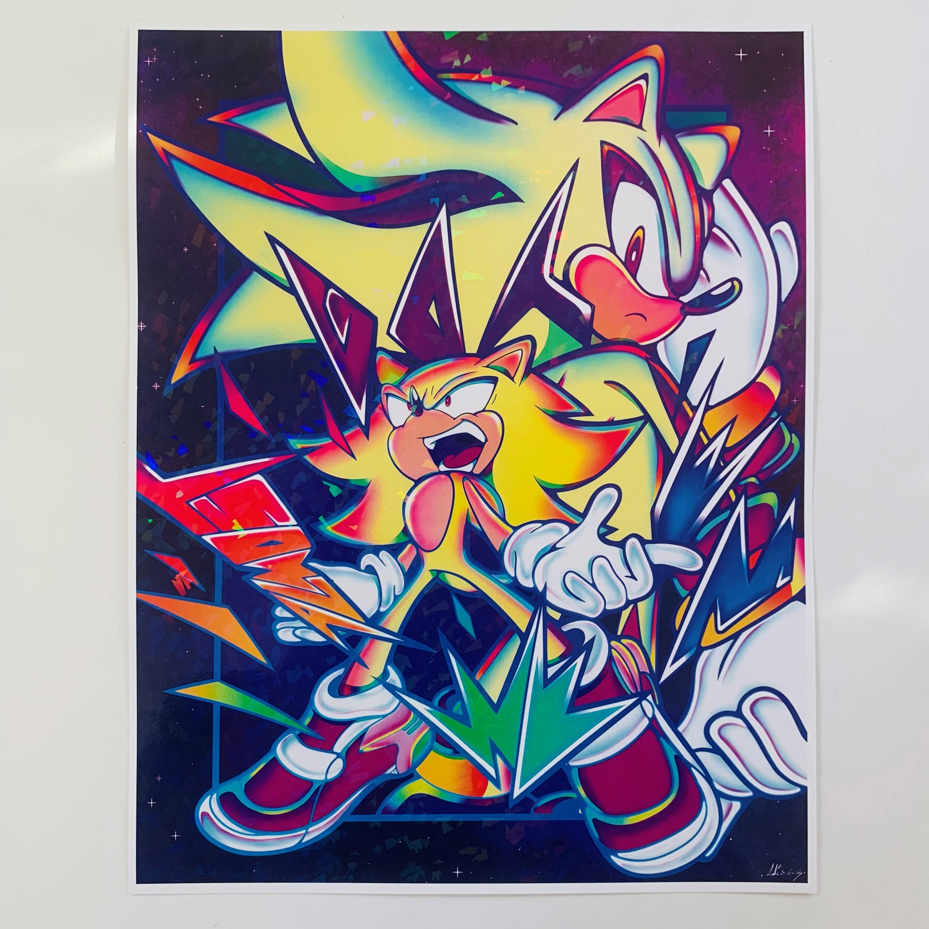 11" x 14"  HOLOGRAPHIC Final Hazard - Art Print