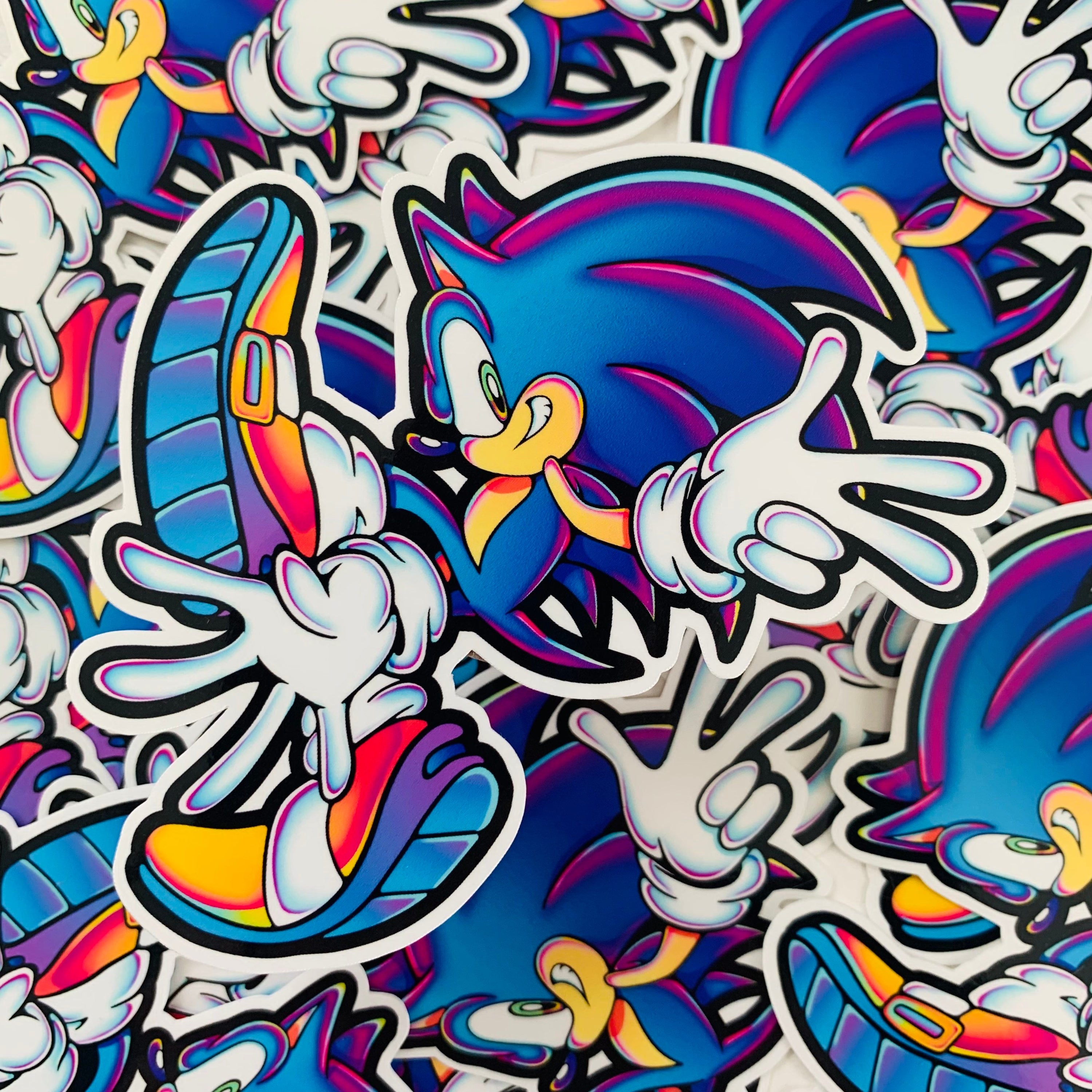 The Blue Blur 3.75" Sonic Sticker