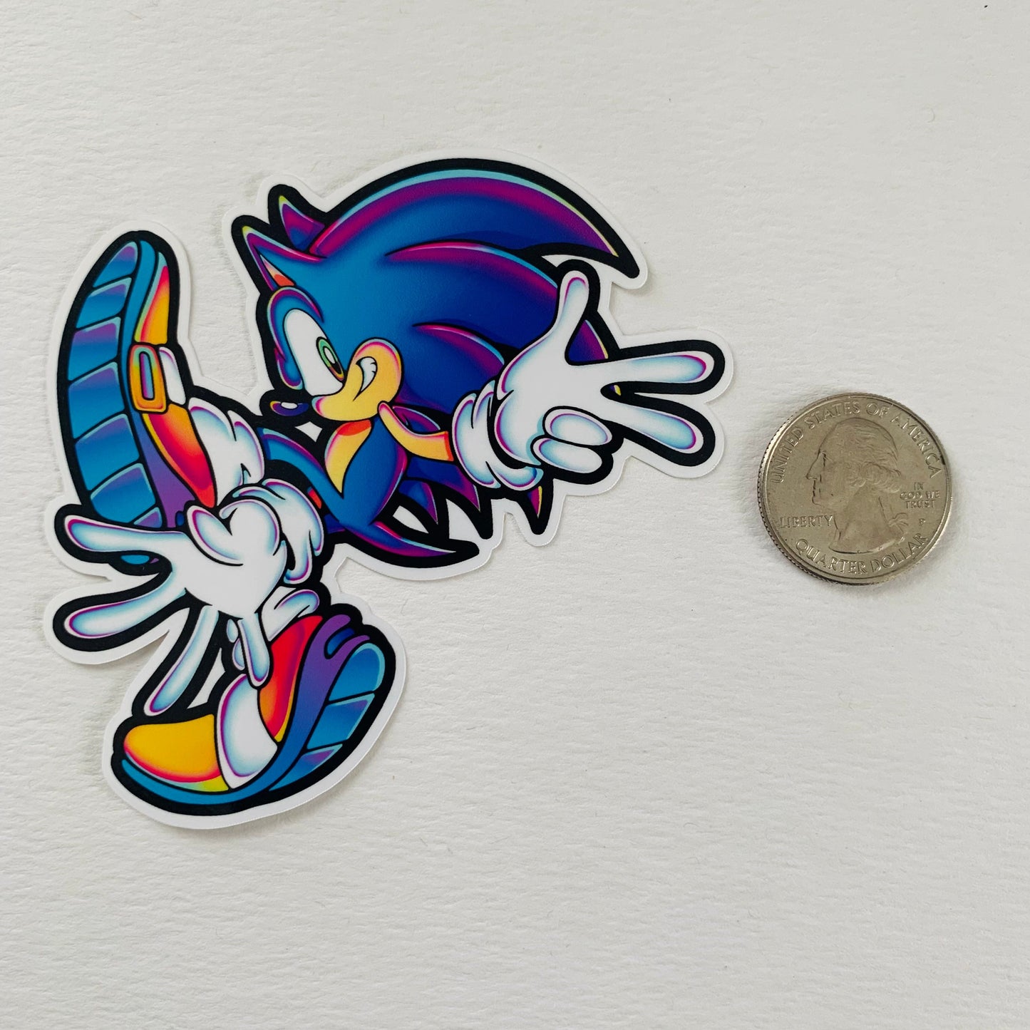 The Blue Blur 3.75" Sonic Sticker