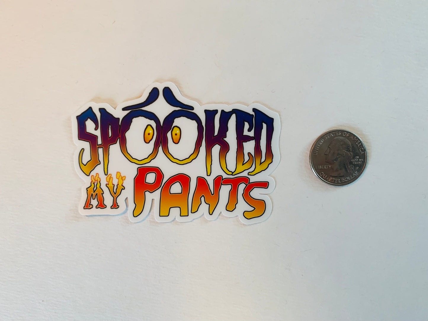 Spooked my Pants 3.5" Vinyl Sticker