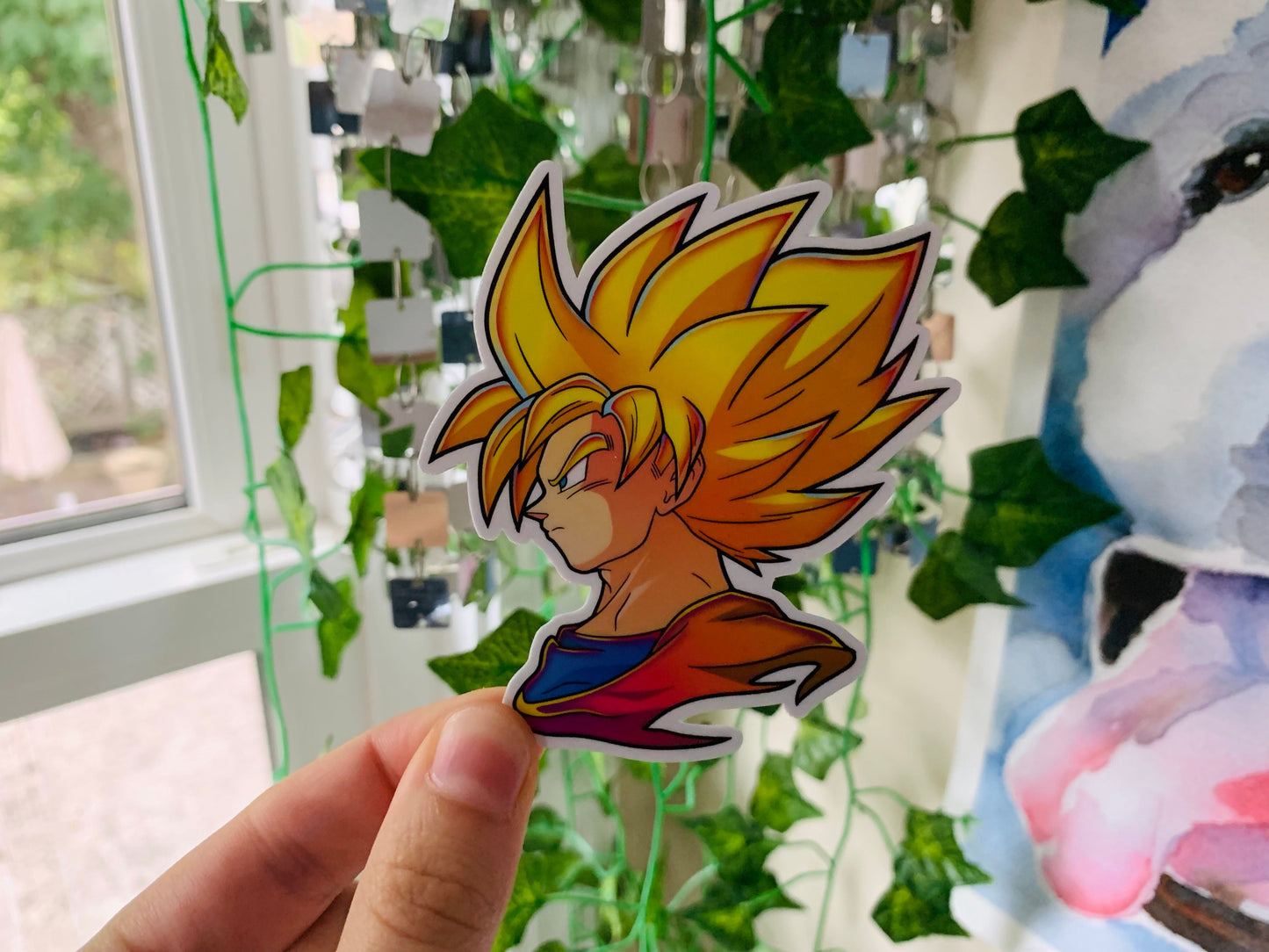 Super Saiyan Goku Vinyl Sticker