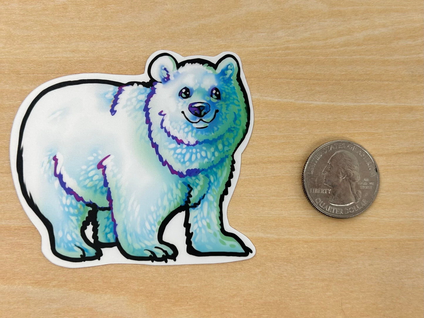 Polar Bear Vinyl Wildlife Sticker